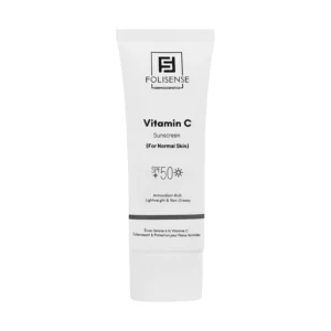 کرم ضد آفتاب SPF50 روشن کننده ویتامین C فولی سنس 40 میلی لیتر