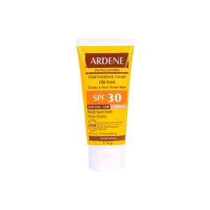 کرم ضد آفتاب فاقد چربی آردن SPF30 مناسب پوست های چرب و دارای جوش ۵۰ گرم