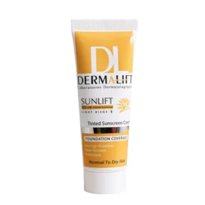 کرم ضد آفتاب SPF50 پوست خشک و معمولی درمالیفت 40 میلی لیتر
