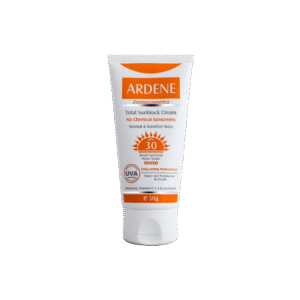 کرم ضد آفتاب رنگی SPF30 آردن فاقد جاذب های شیمیایی مناسب پوست های معمولی و حساس ۵۰ گرم