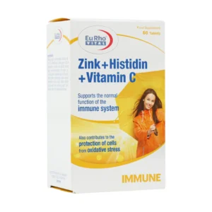 قرص زینک هیستیدین و ویتامین C یوروویتال 60 عدد