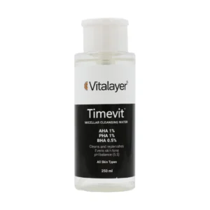 محلول پاک کننده آرایش تایم ویت ویتالیر 250 میلی لیتر