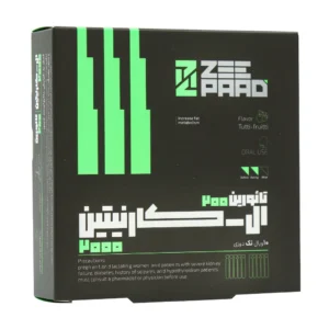 ویال خوراکی ال کارنیتین 2000 و تائورین 200 میلی گرم زی پاد فارمد 10 عدد